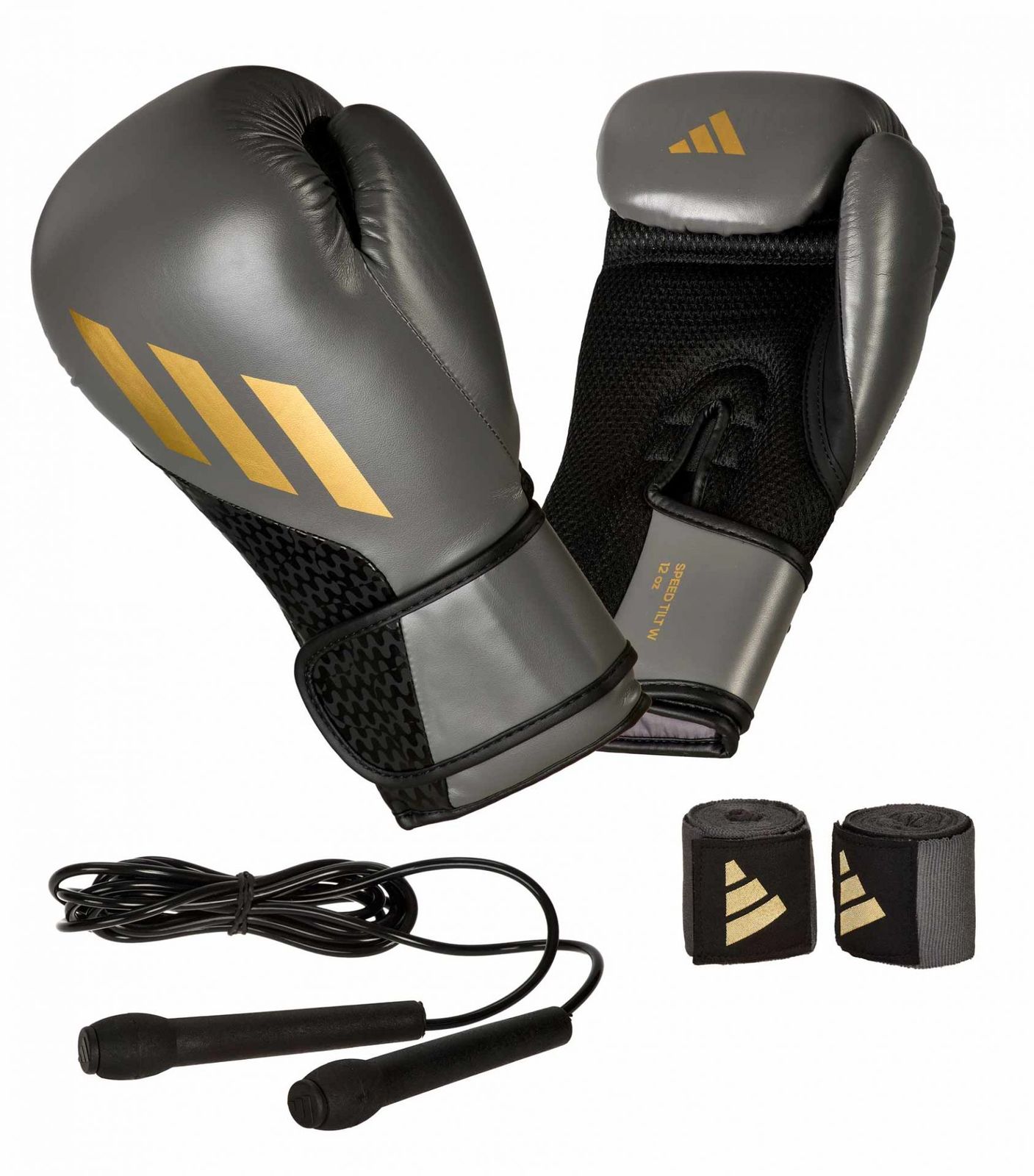 KIT DE BOX ADIDAS PLOMO (ADIKITW/GREY-12OZ)