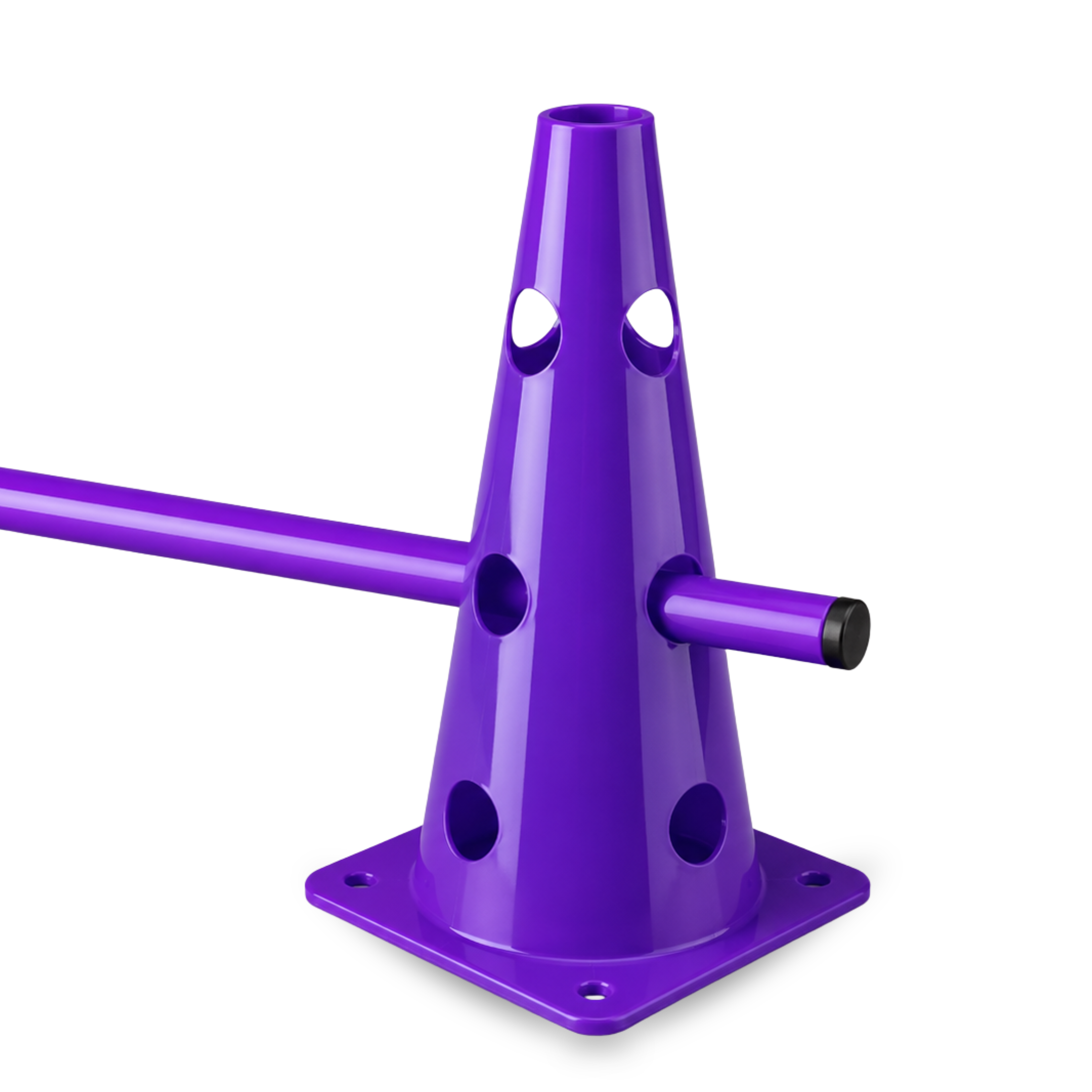 CONO DE ENTRENAMIENTO CON HUECOS 35 CM Y VARILLA