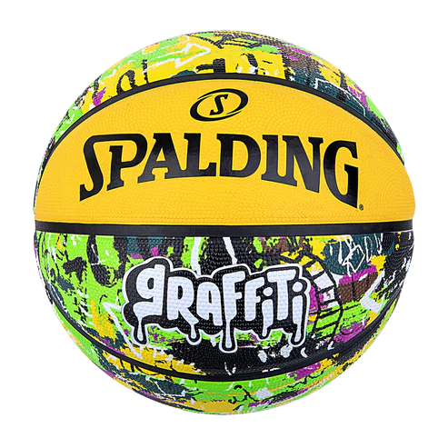 PELOTA DE BÁSQUET SPALDING - GRAFFITI SERIES - GREEN