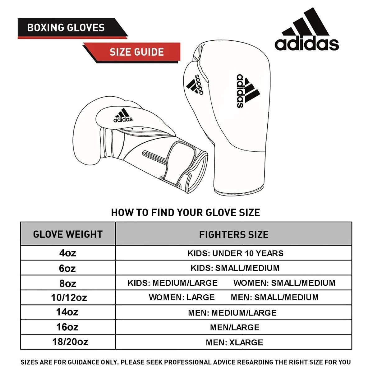 GUANTES DE BOXEO ADIDAS - SPEED 50 - ADISBG50