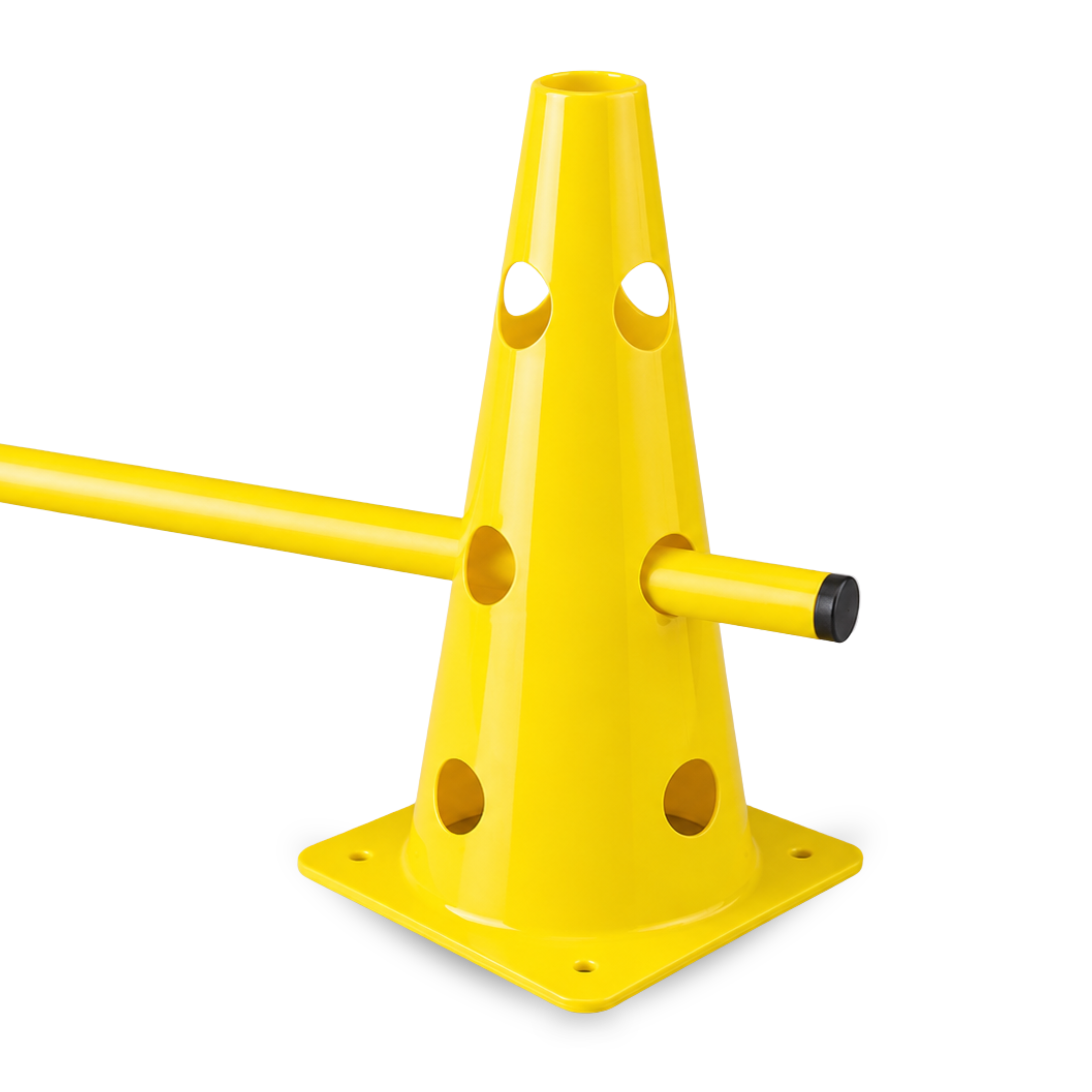 CONO DE ENTRENAMIENTO CON HUECOS 35 CM Y VARILLA