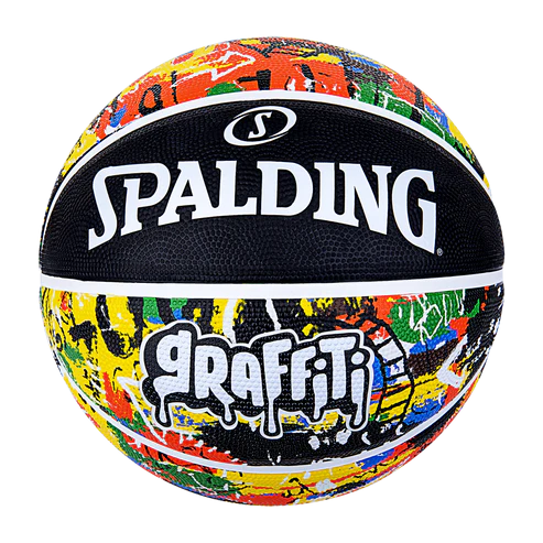 PELOTA DE BÁSQUET SPALDING - GRAFFITI SERIES - BLACK