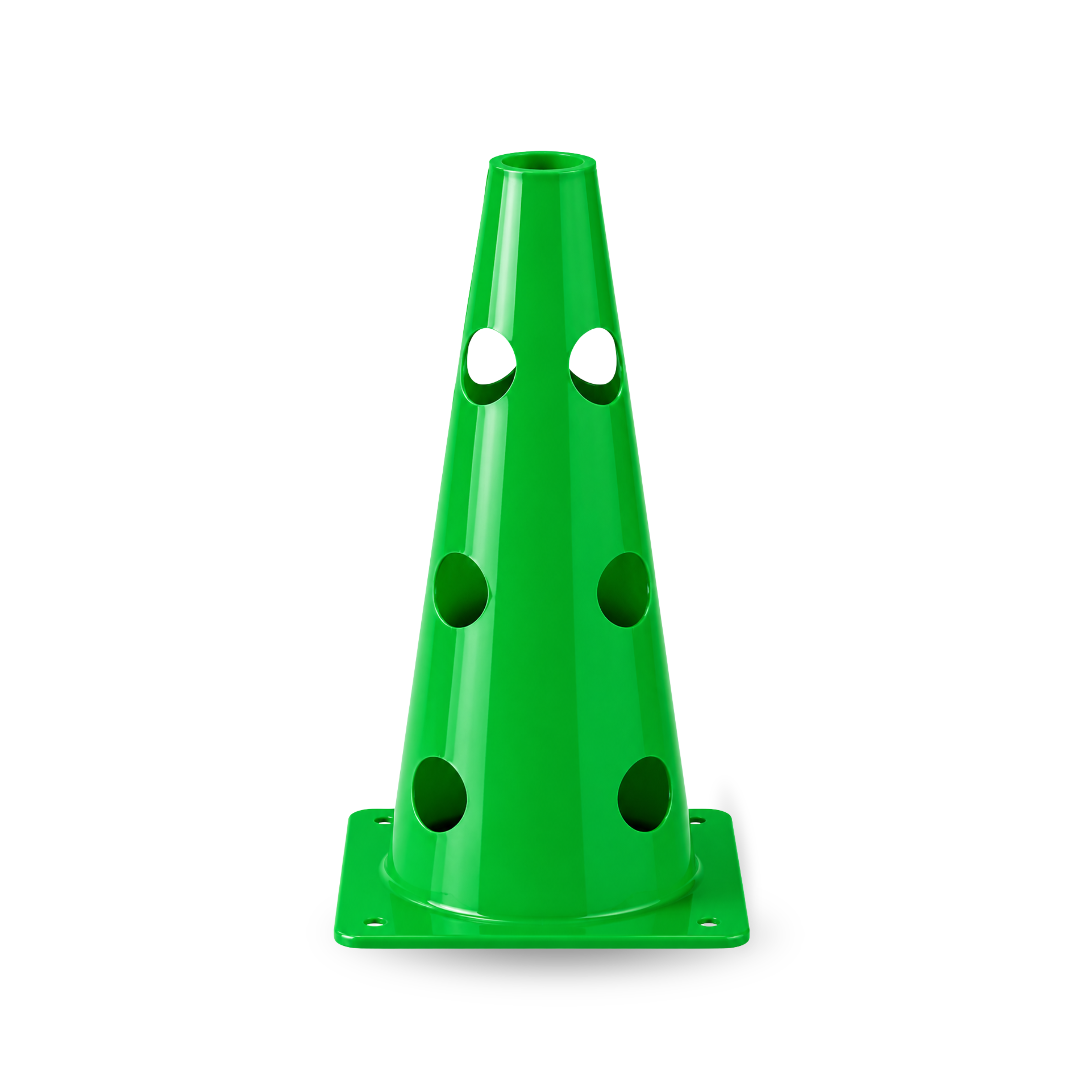 CONO DE ENTRENAMIENTO CON HUECOS 35 CM Y VARILLA