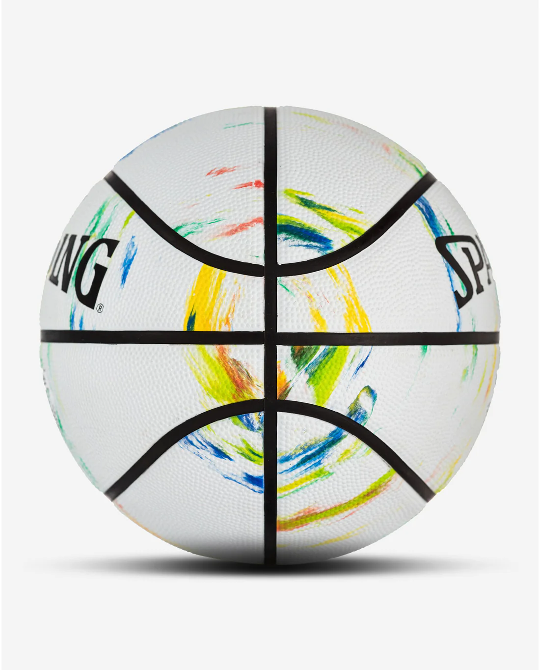 PELOTA DE BÁSQUET SPALDING - MARBLE SERIES - WHITE/RAINBOW
