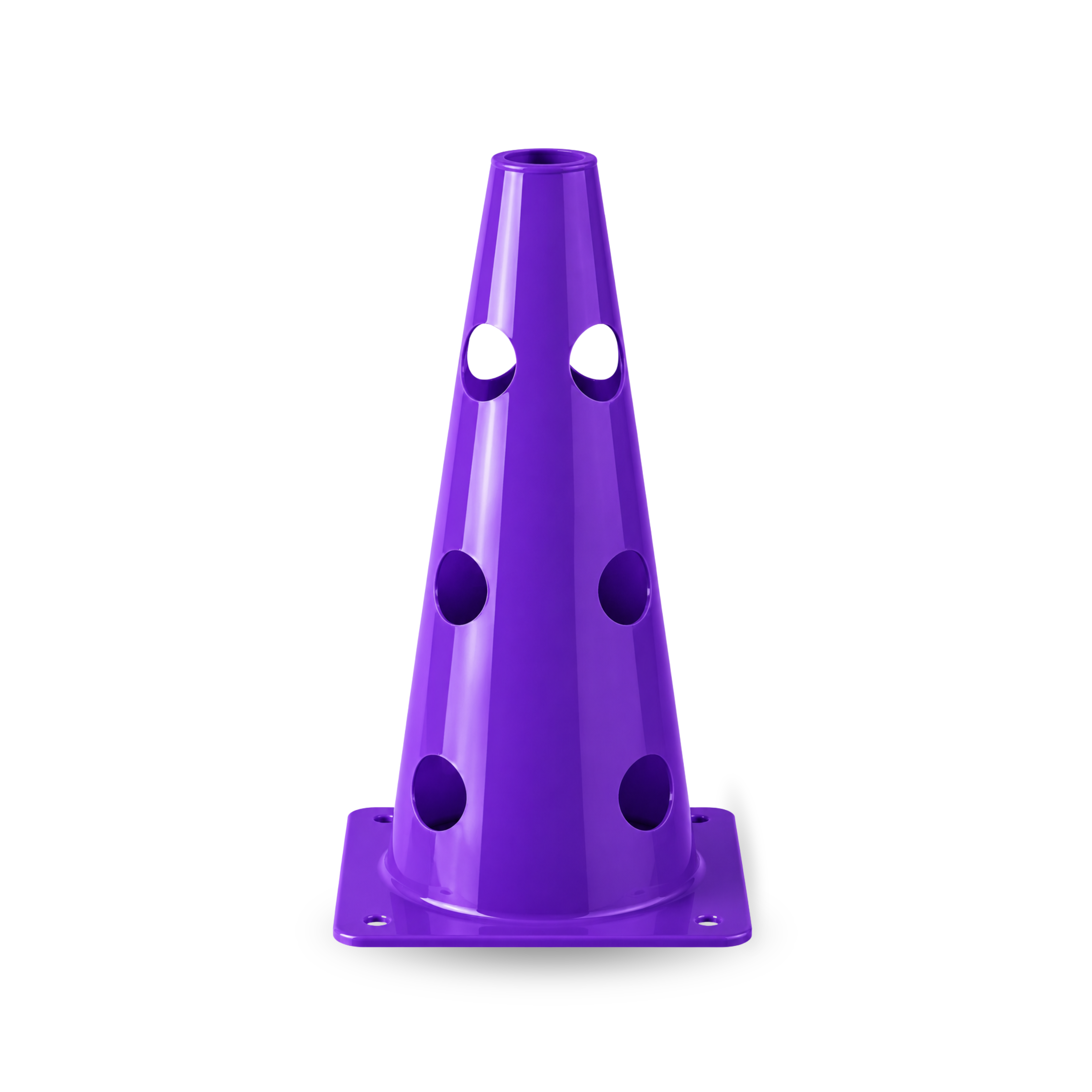 CONO DE ENTRENAMIENTO CON HUECOS 35 CM Y VARILLA