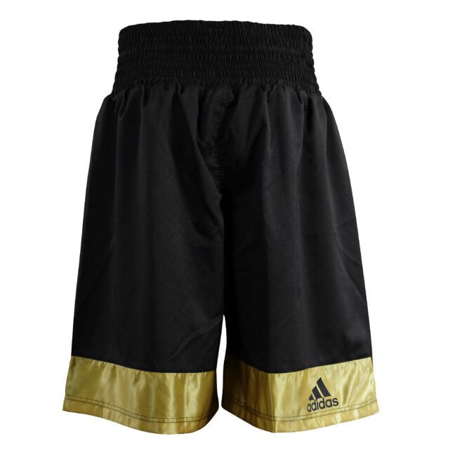 SHORT PRO BOXING - ADIDAS - BLACK/GOLD