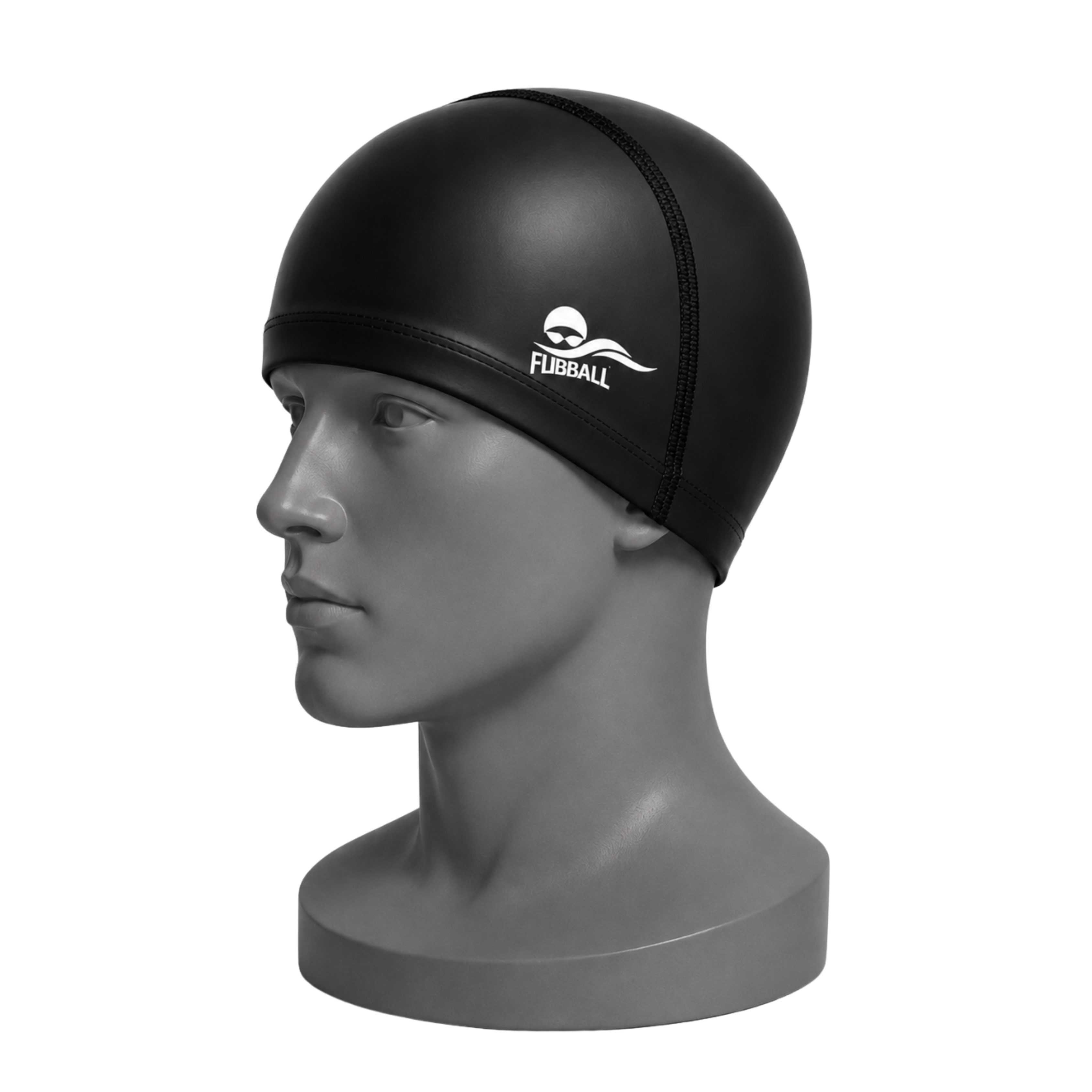 GORRO DE NATACIÓN FUBBALL | POLIESTER Y ELASTANO | NEGRO