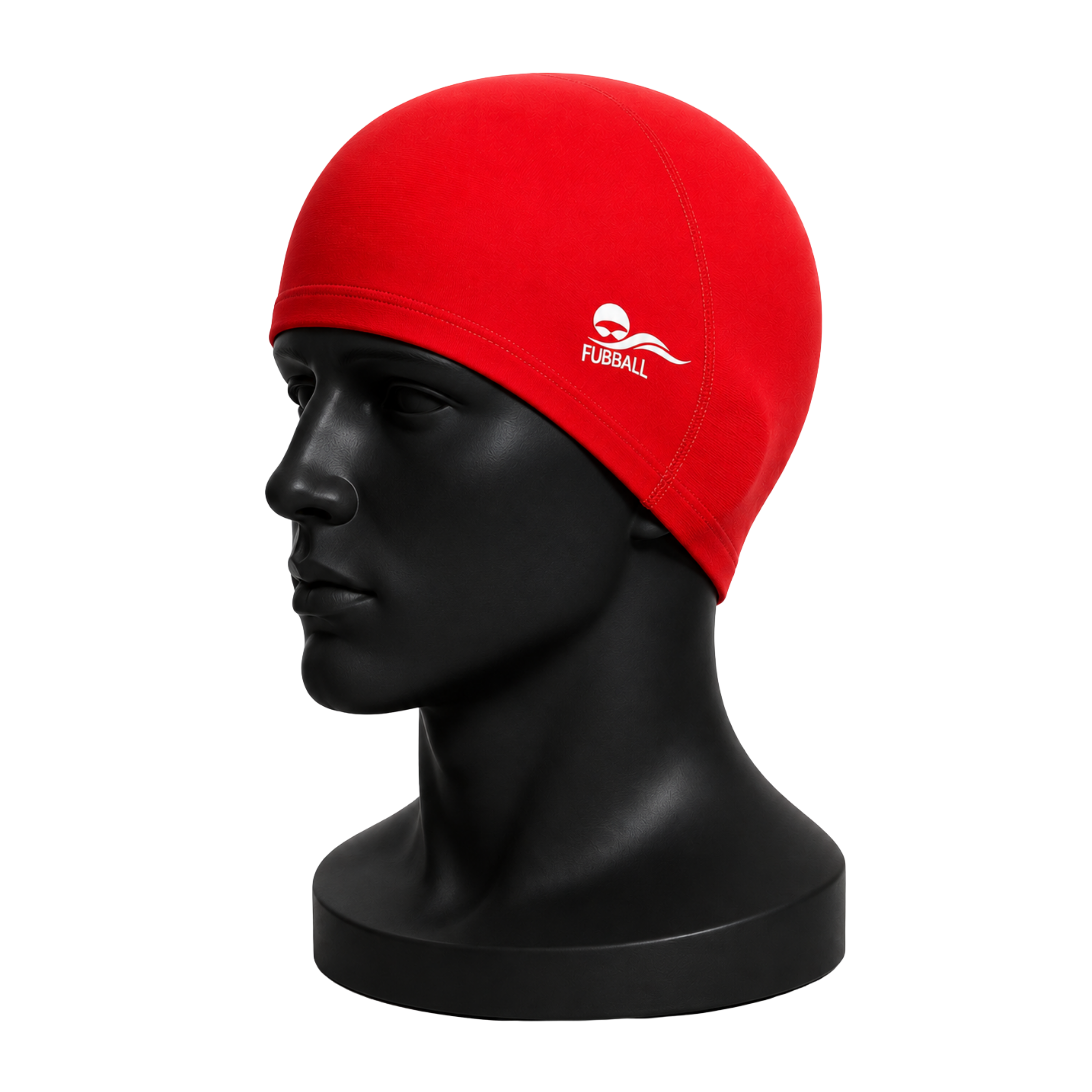 GORRO DE NATACIÓN FUBBALL | FIBRA DE ALGODÓN | ROJO