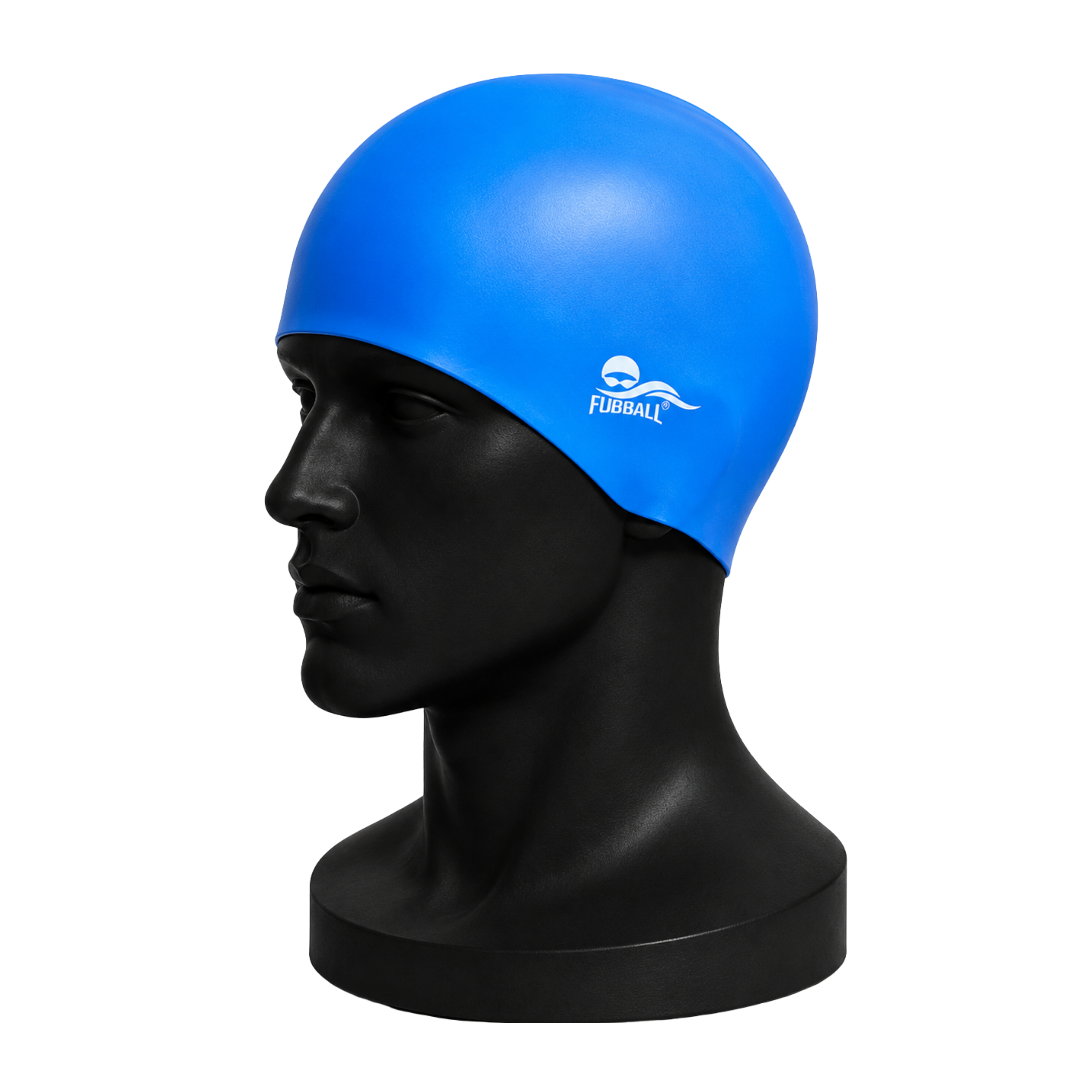 GORRO DE NATACIÓN FUBBALL | SILICONA | CELESTE |  SC2214