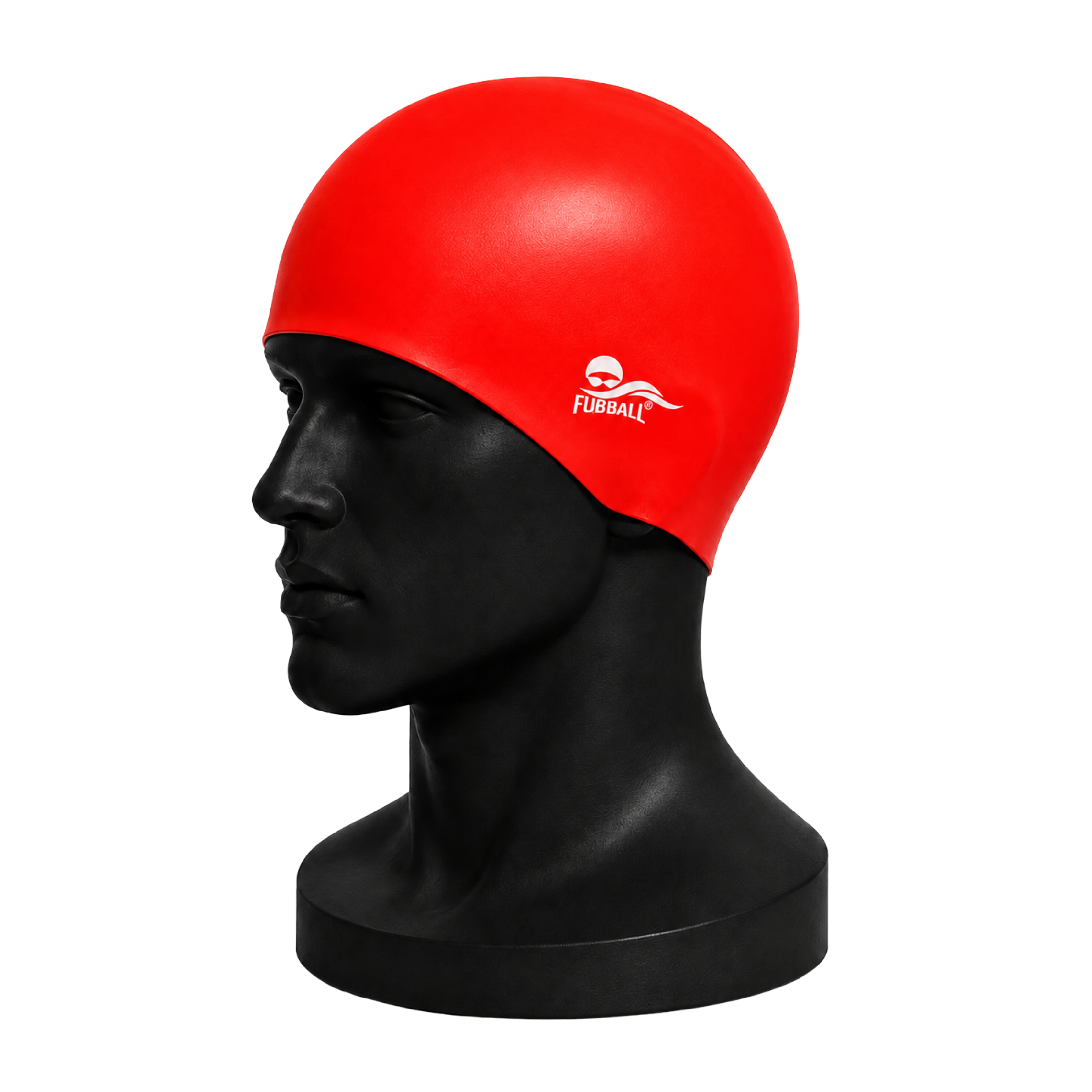 GORRO DE NATACIÓN FUBBALL | SILICONA | ROJO |  SC401