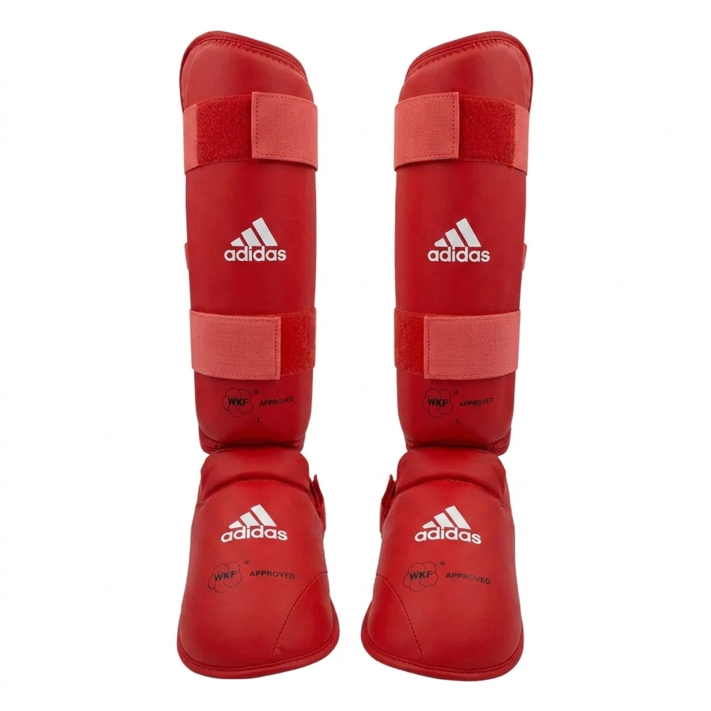 ESPINILLERA CON EMPEINE WKF ADIDAS RED