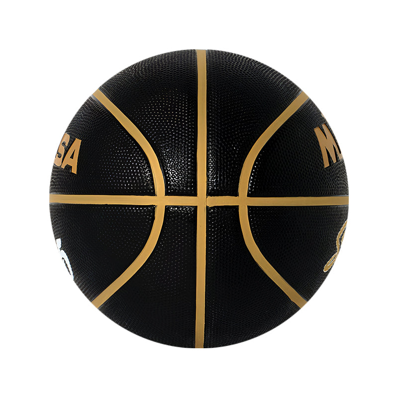PELOTA DE BÁSQUET MIKASA - STREET JAM - BLACK/GOLD