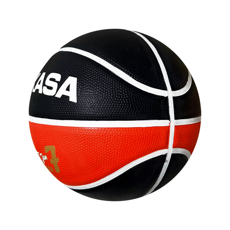 PELOTA DE BÁSQUET MIKASA -  STREET JAM - BLACK/RED