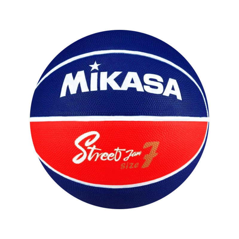 PELOTA DE BÁSQUET MIKASA STREET JAM - BLUE/RED