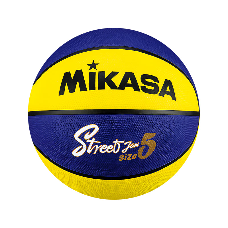 PELOTA DE BÁSQUET MIKASA STREET JAM - BLUE/YELLOW