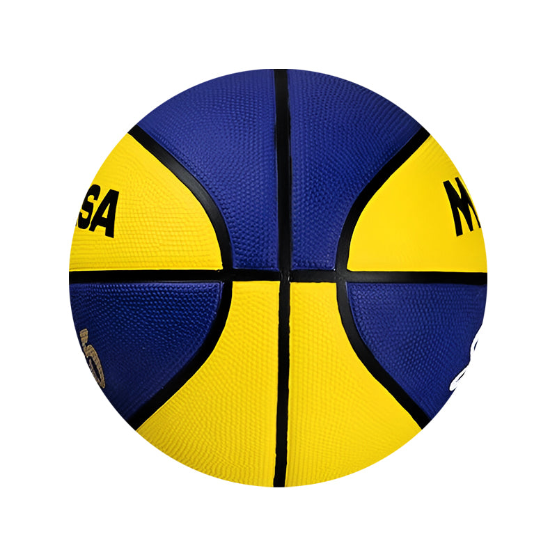 PELOTA DE BÁSQUET MIKASA STREET JAM - BLUE/YELLOW