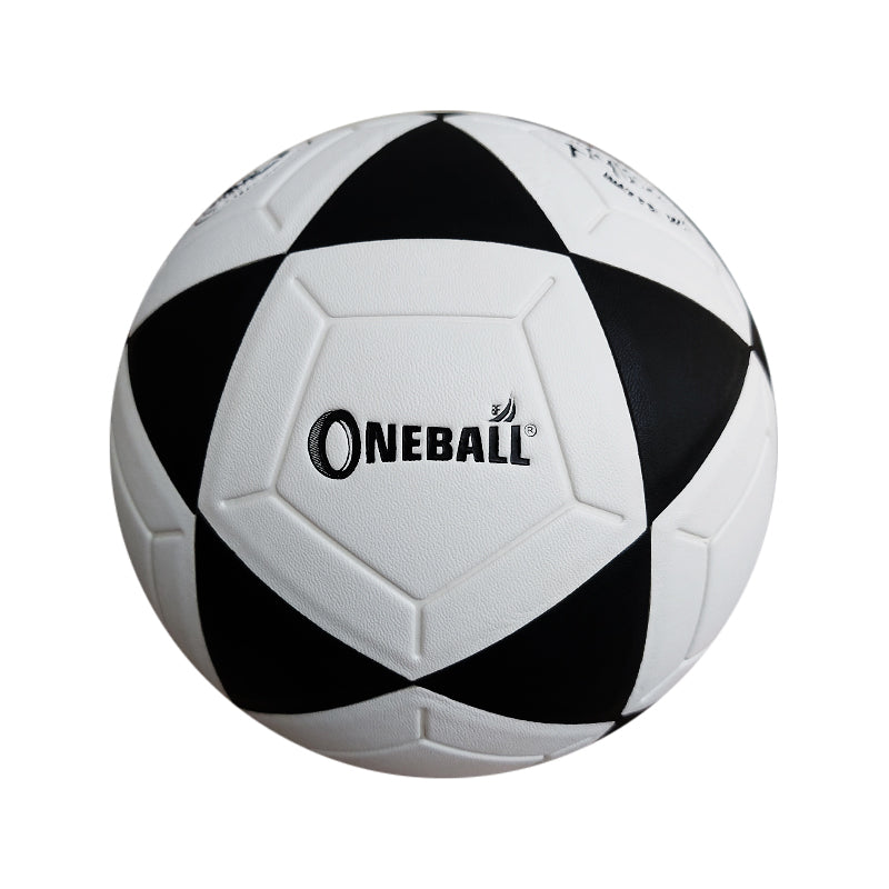 PELOTA DE FÚTBOL PVC ONEBALL OT - BLANCO - NEGRO