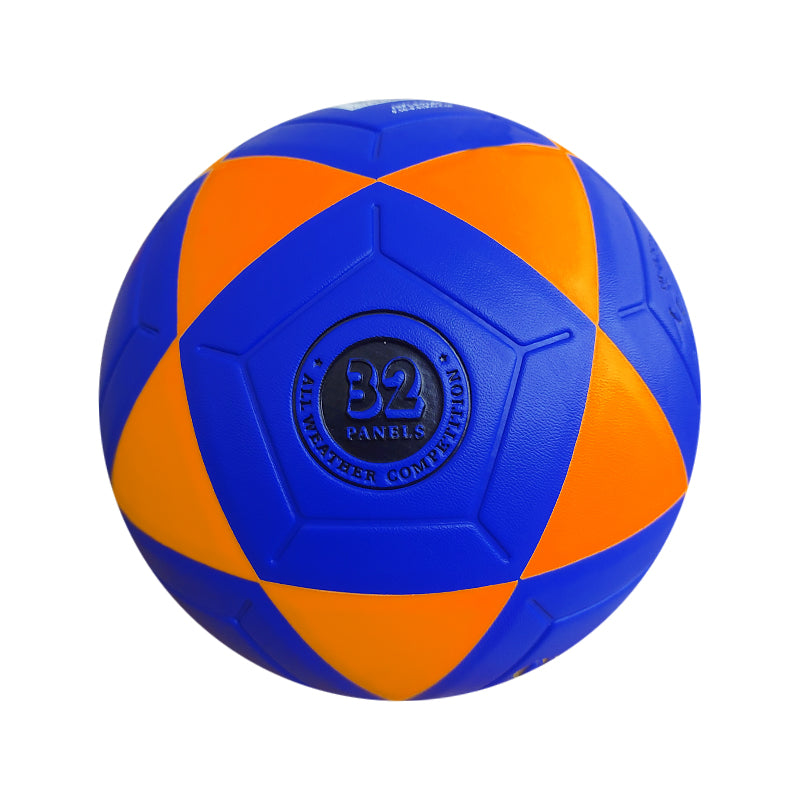PELOTA DE FÚTBOL PVC ONEBALL OT - AZUL/NARANJA