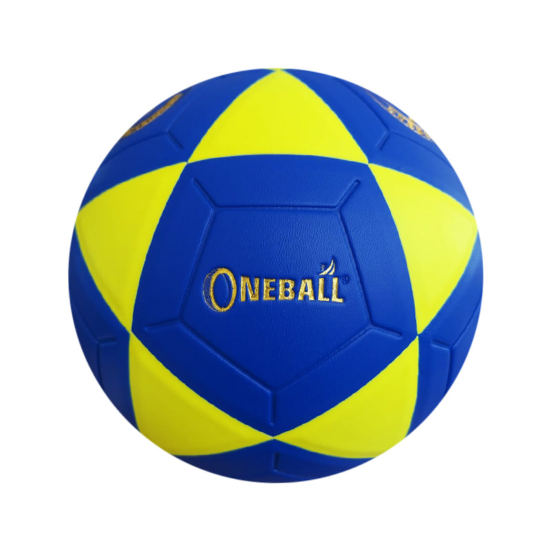 PELOTA DE FÚTBOL PVC ONEBALL OT - AZUL/AMARILLO