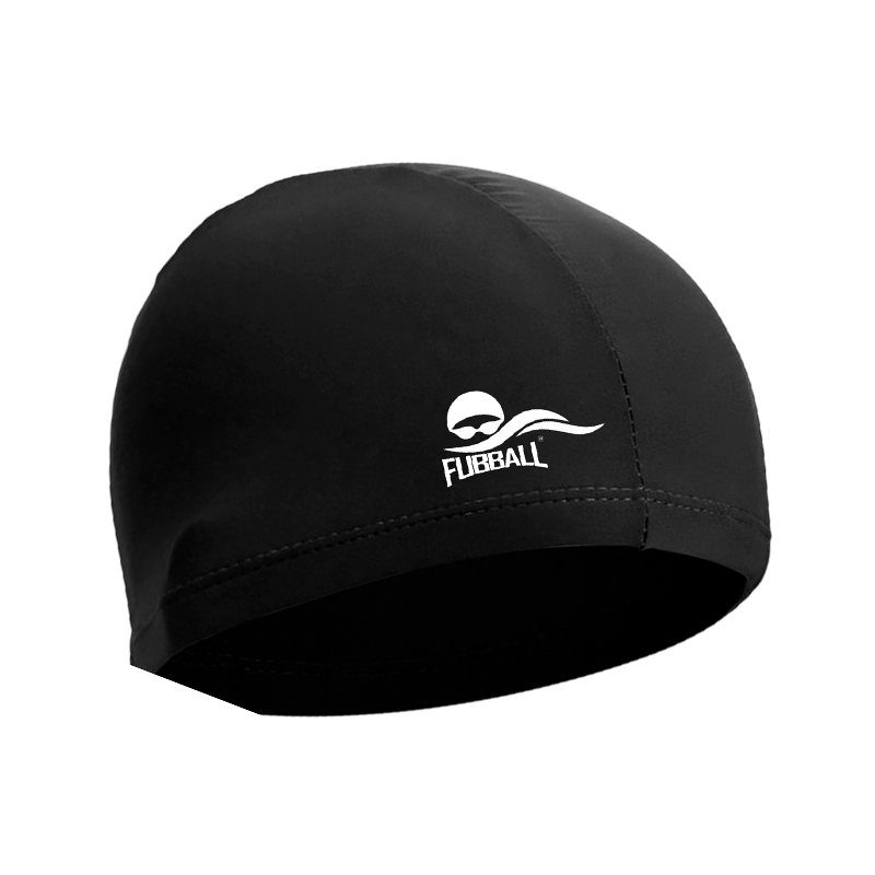 GORRO DE NATACIÓN FUBBALL | FIBRA DE ALGODÓN | NEGRO