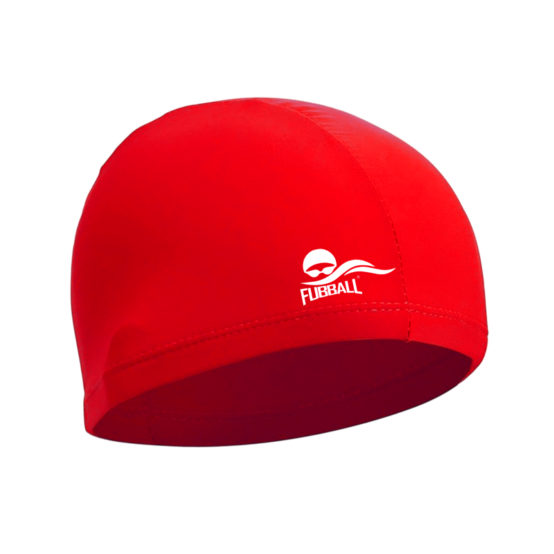 GORRO DE NATACIÓN FUBBALL | FIBRA DE ALGODÓN | ROJO