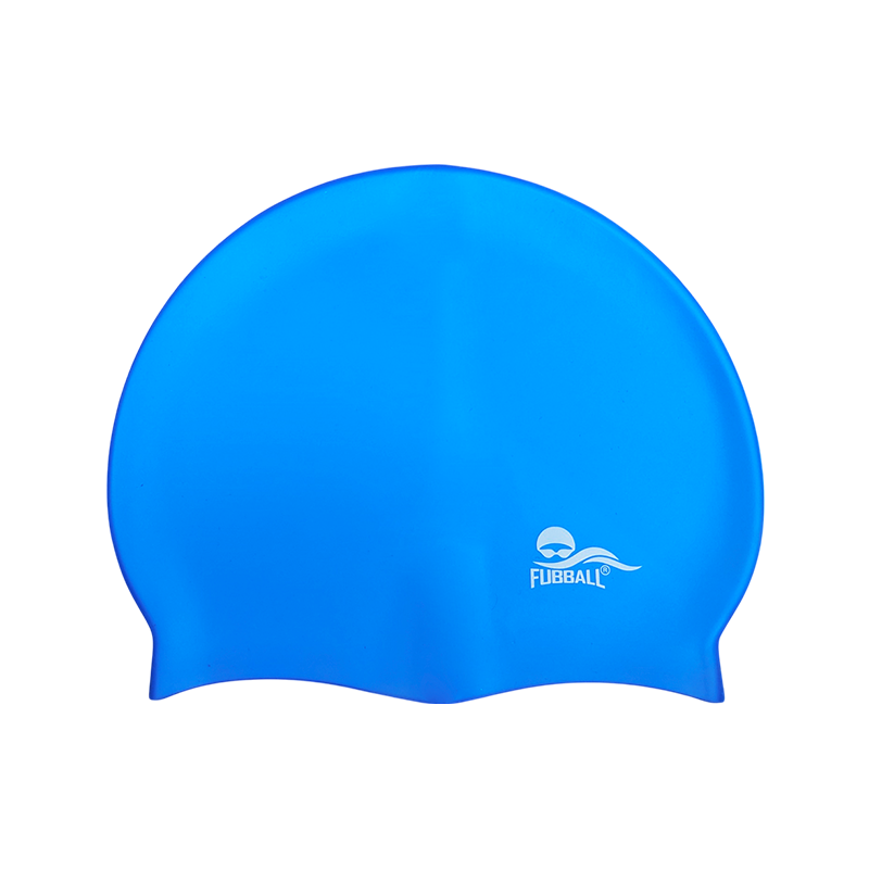 GORRO DE NATACIÓN FUBBALL | SILICONA | CELESTE |  SC2214