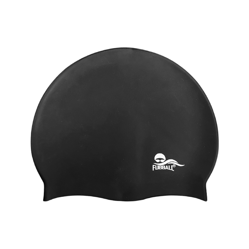 GORRO DE NATACIÓN FUBBALL | SILICONA | NEGRO|  SC208
