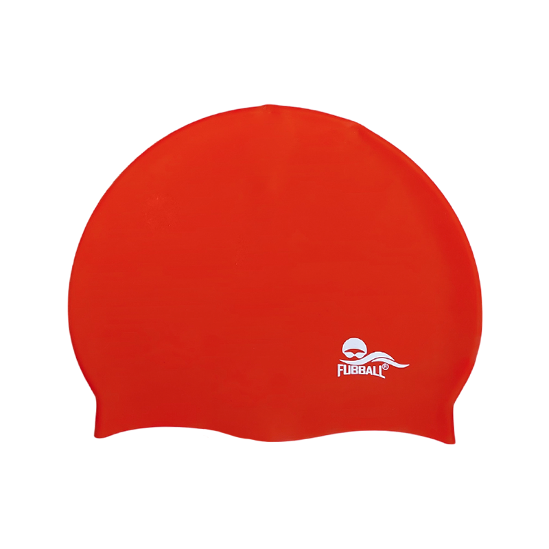 GORRO DE NATACIÓN FUBBALL | SILICONA | ROJO |  SC401