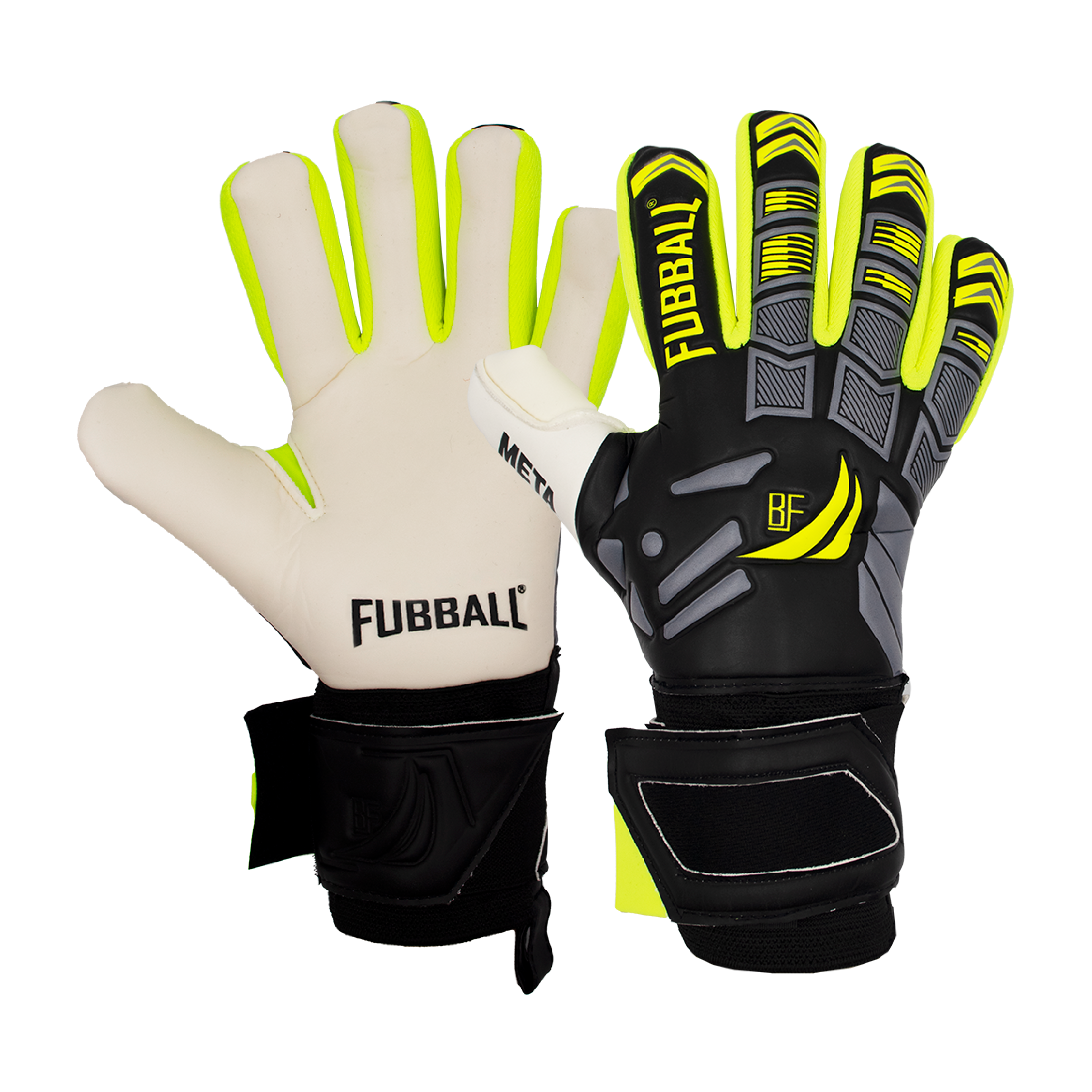 GUANTES DE ARQUERO FUBBALL - META C/ VARILLA - LÁTEX 3MM