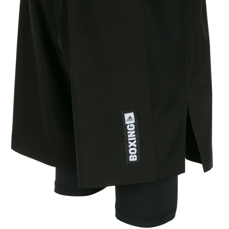 SHORT DE BOX ADIDAS CON MALLA CORTA- BOXWEAR TECH - ADIBXWTSH02