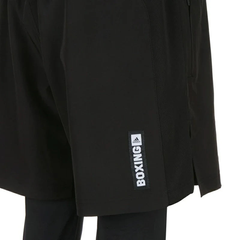 SHORT DE BOX ADIDAS CON MALLA LARGA- BOXWEAR TECH - ADIBXWTSH03