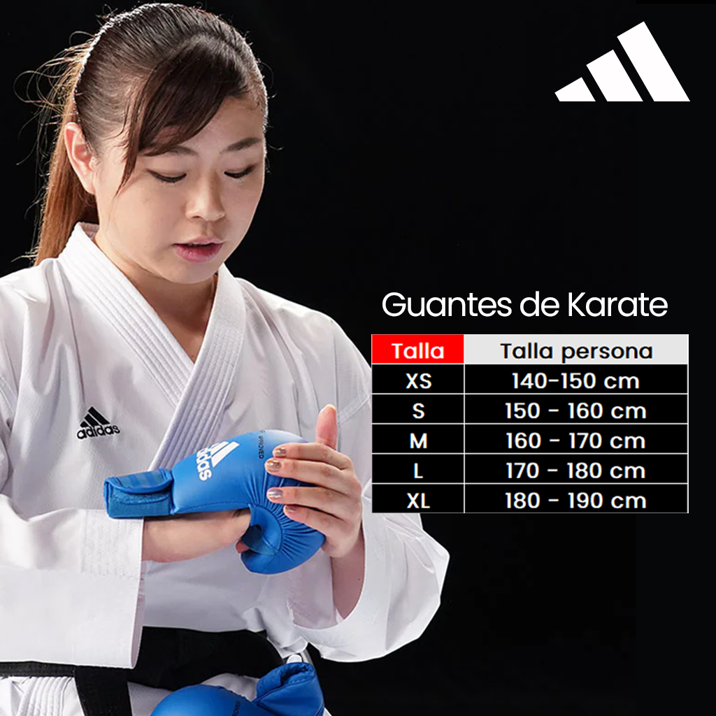 GUANTES DE KARATE ADIDAS WKF APPROVED BLUE