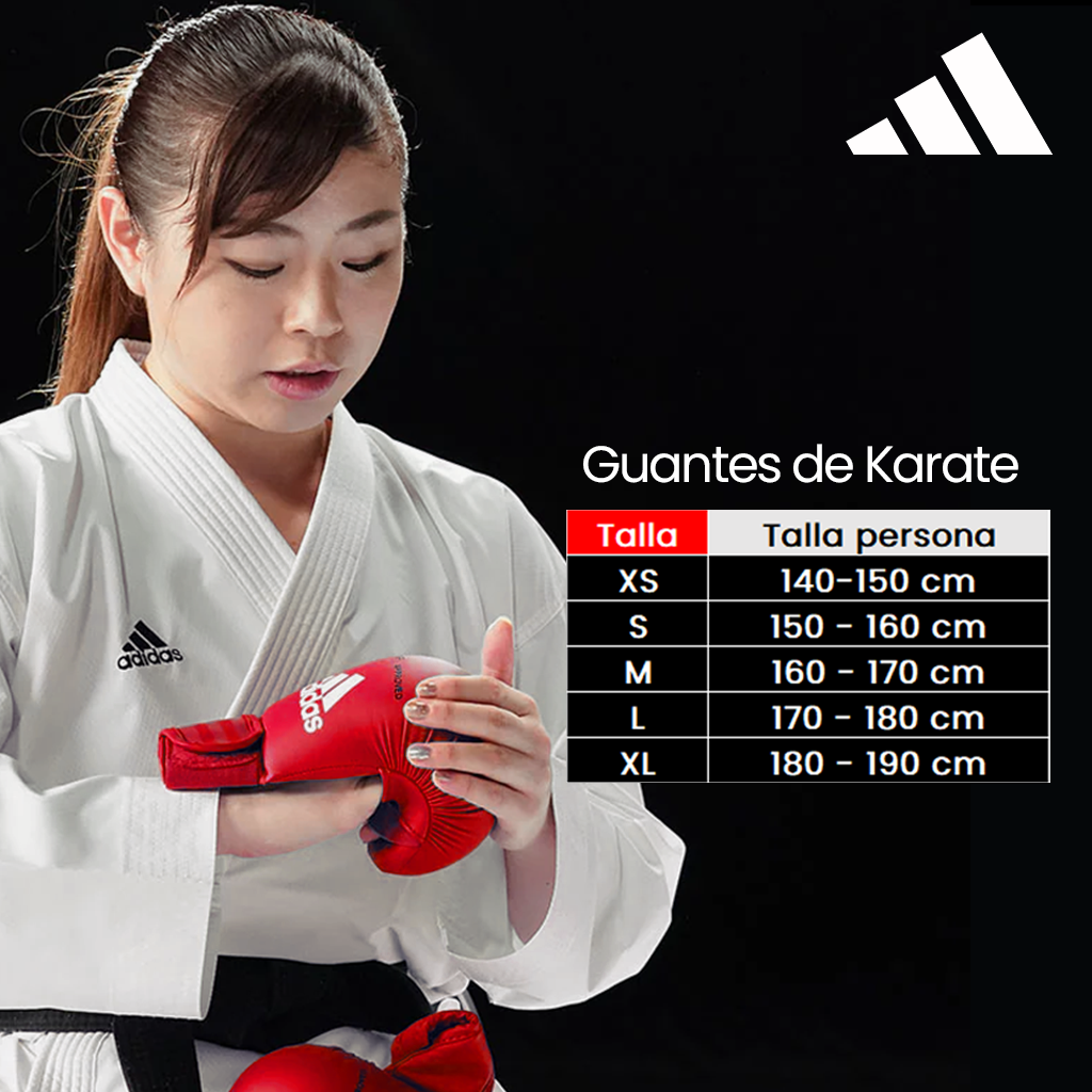 GUANTES DE KARATE ADIDAS WKF APPROVED RED
